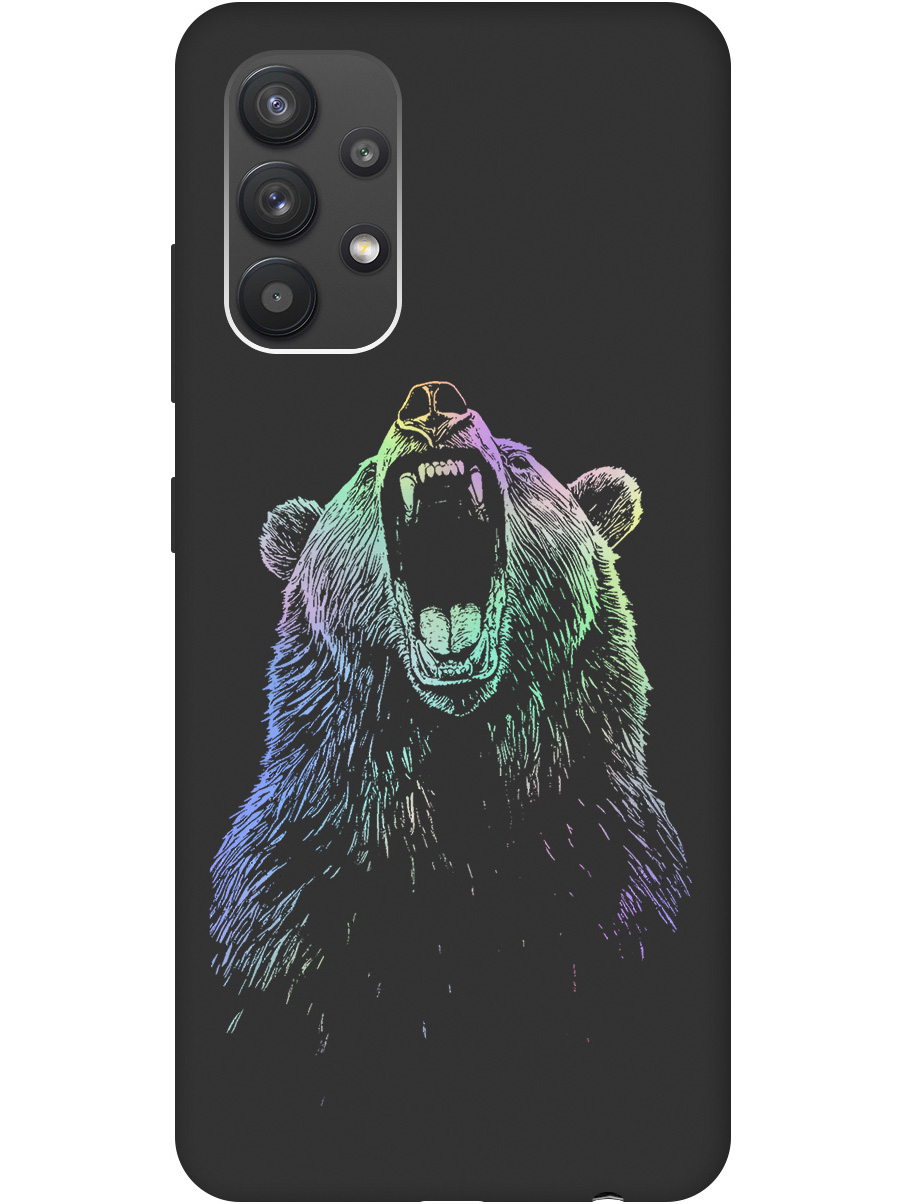 Силиконовый чехол на Samsung Galaxy A32 с принтом "Медведь Гризли" матовый черный, Черный;серебристый, 724352013
Силиконовый чехол на Samsung Galaxy A32 с принтом "Медведь Гризли" матовый черный, Черный;серебристый, 724352013