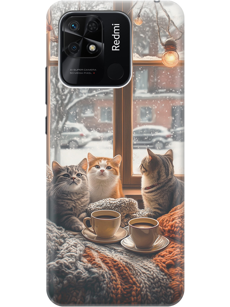 Силиконовый чехол на Xiaomi Redmi 10C с принтом "Котики на подоконнике", Прозрачный;бежевый;белый;желтый;серый, 736538712
Силиконовый чехол на Xiaomi Redmi 10C с принтом "Котики на подоконнике", Прозрачный;бежевый;белый;желтый;серый, 736538712