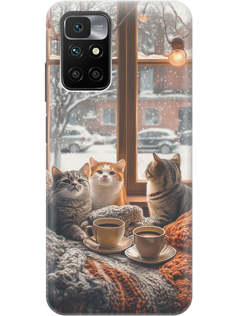 Силиконовый чехол на Xiaomi Redmi 10 с принтом "Котики на подоконнике", Прозрачный;бежевый;белый;желтый;серый, 731907112
Силиконовый чехол на Xiaomi Redmi 10 с принтом "Котики на подоконнике", Прозрачный;бежевый;белый;желтый;серый, 731907112