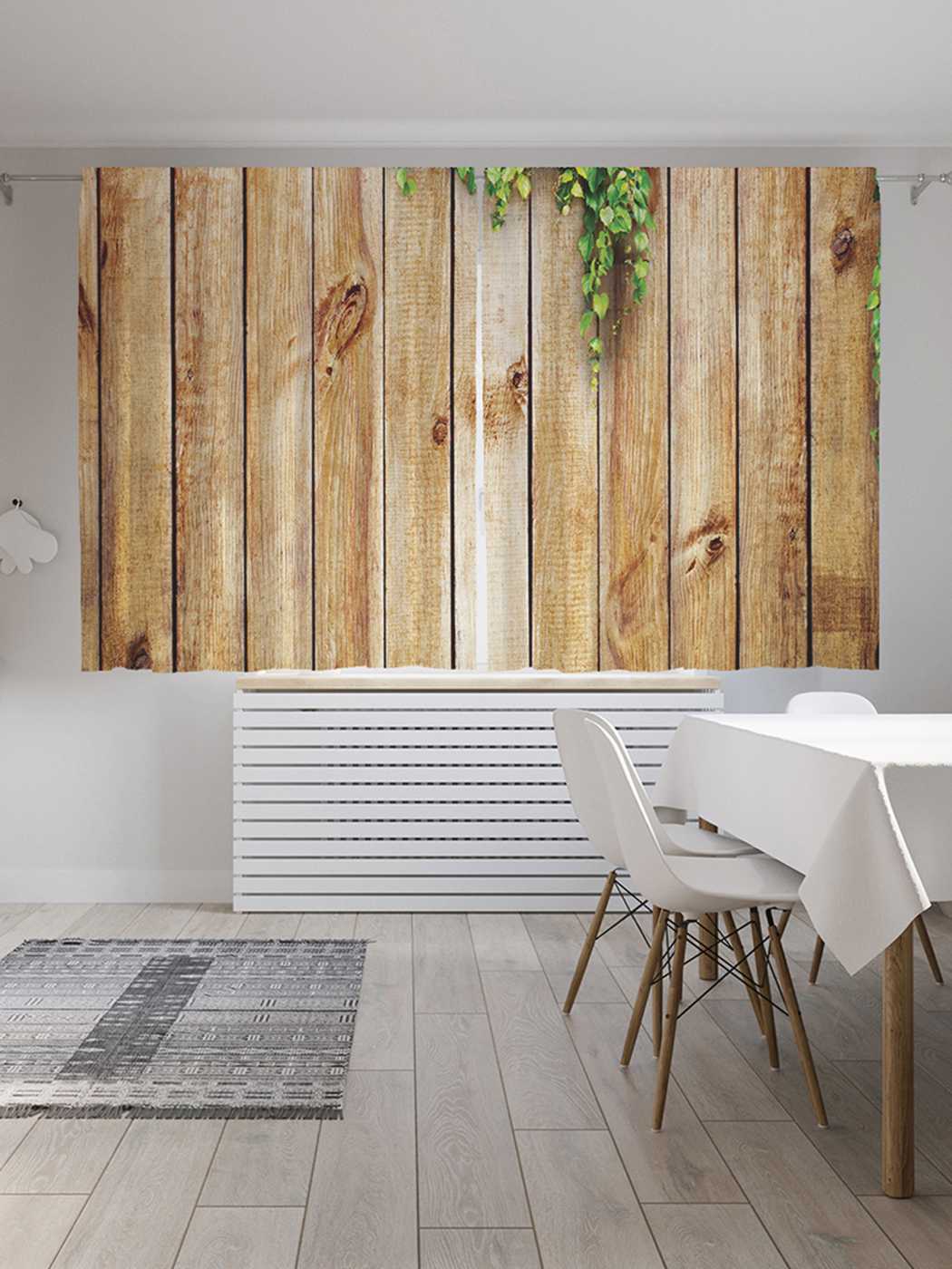 фото Шторы с фотопечатью joyarty "дары природы" из сатена, 290х180 см