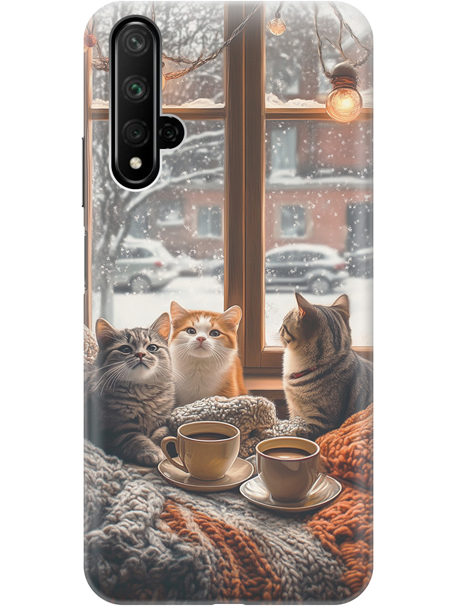 Силиконовый чехол на Honor 20 / Huawei Nova 5T с принтом "Котики на подоконнике", Прозрачный;бежевый;белый;желтый;серый, 721508912
Силиконовый чехол на Honor 20 / Huawei Nova 5T с принтом "Котики на подоконнике", Прозрачный;бежевый;белый;желтый;серый, 721508912