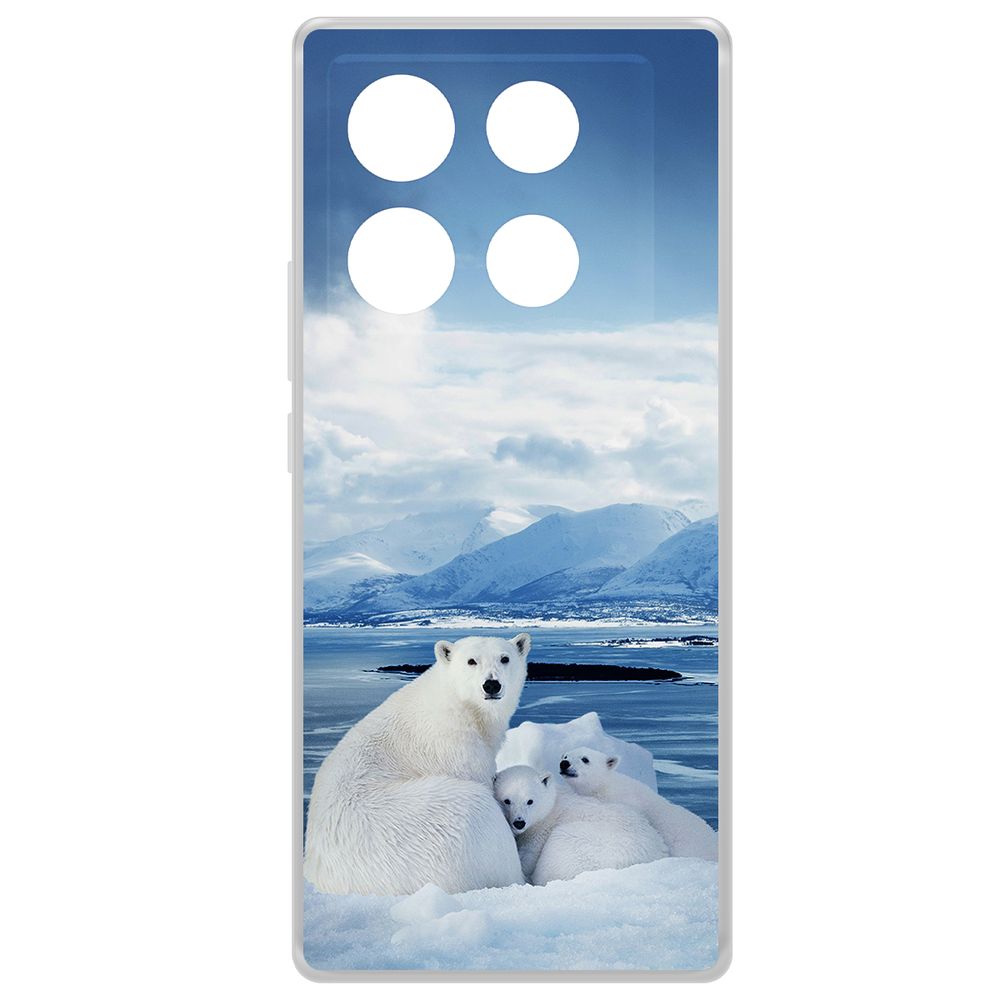 Чехол-накладка Krutoff Clear Case Полярные медведи для INFINIX Note 40 Pro, Прозрачный
Чехол-накладка Krutoff Clear Case Полярные медведи для INFINIX Note 40 Pro, Прозрачный