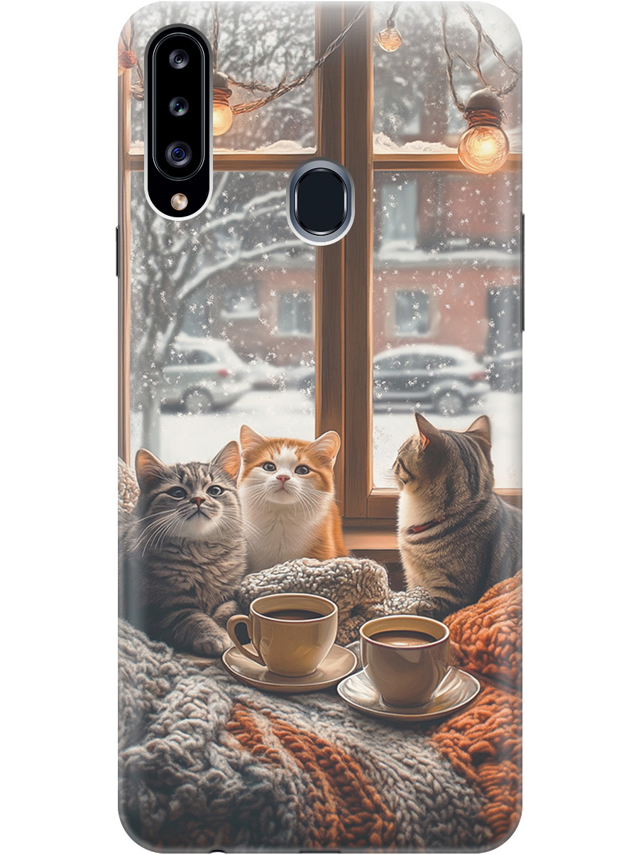 Силиконовый чехол на Samsung Galaxy A20s с принтом "Котики на подоконнике", Прозрачный;бежевый;белый;желтый;серый, 722003312
Силиконовый чехол на Samsung Galaxy A20s с принтом "Котики на подоконнике", Прозрачный;бежевый;белый;желтый;серый, 722003312