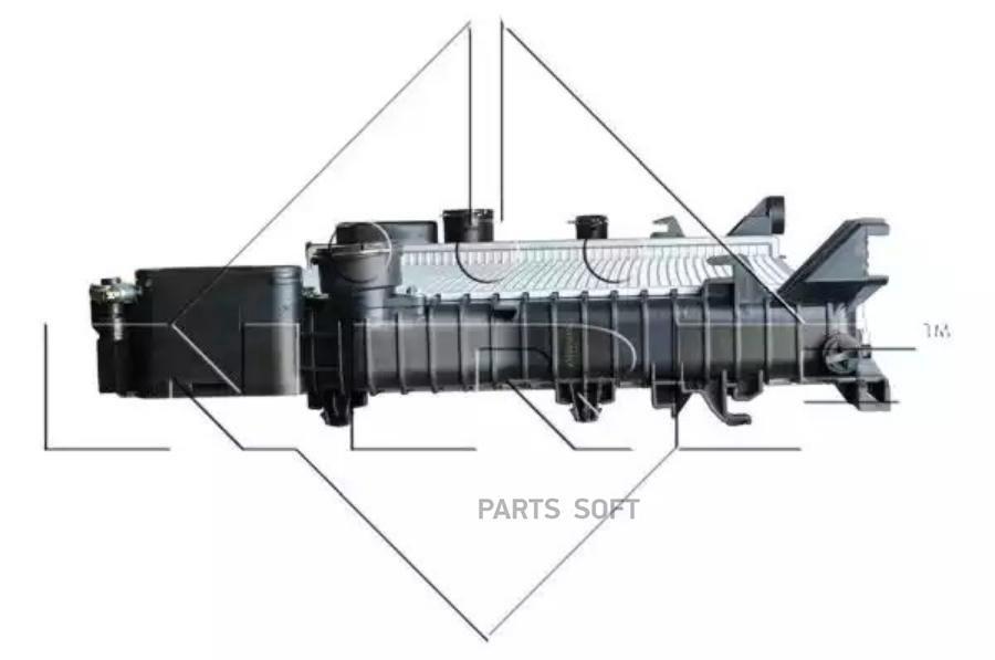 Радиатор охлаждения - NRF арт. 53422
Радиатор охлаждения - NRF арт. 53422
