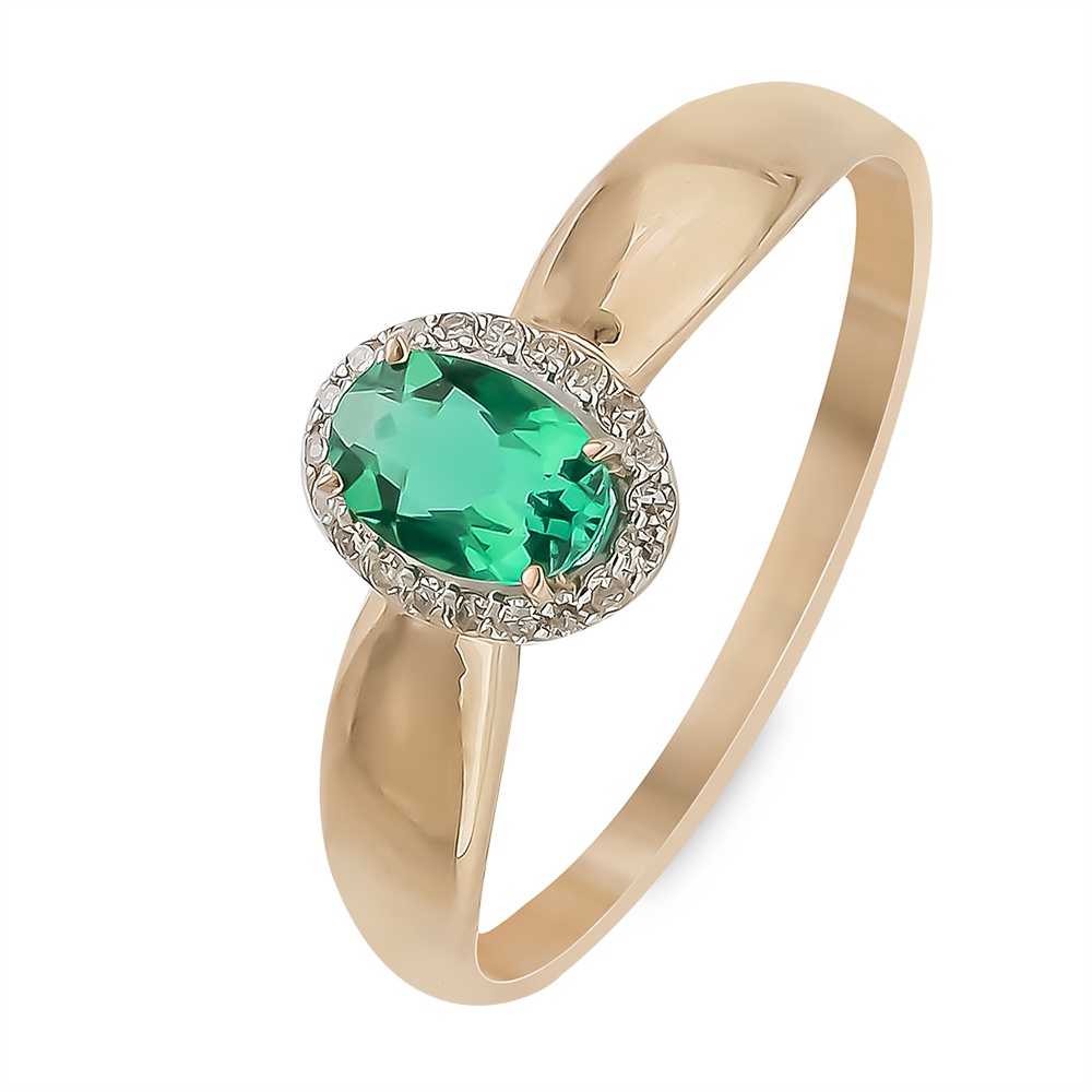 Кольцо женское из красного золота с изумрудом, бриллиантом 585Gold 101013987, р, 101013987
Кольцо женское из красного золота с изумрудом, бриллиантом 585Gold 101013987, р, 101013987