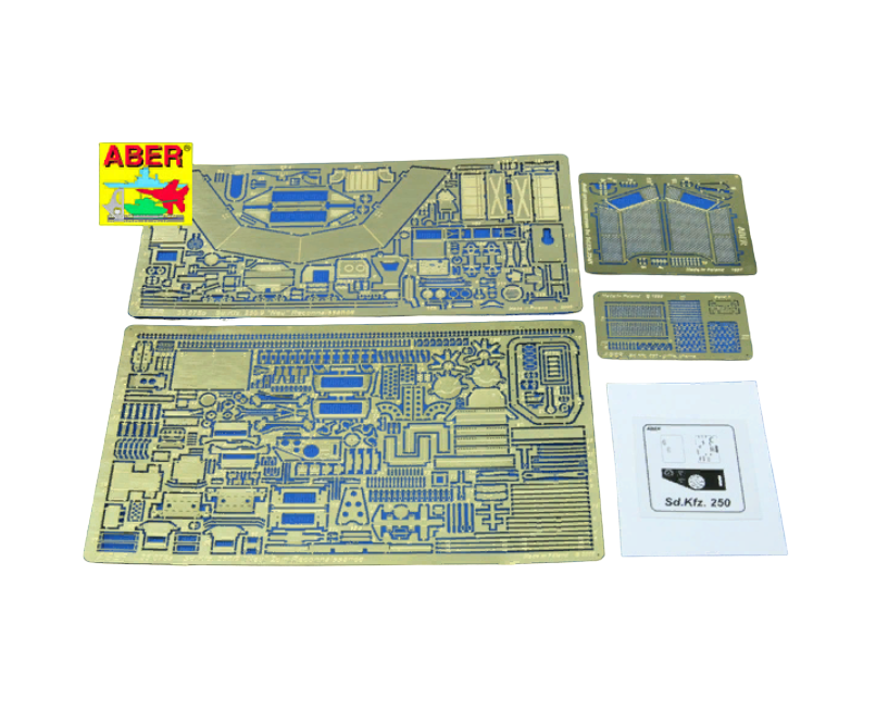 35 075 Aber 1/35 Фототравление для Sd.Kfz. 250/9 ''NEU'' Reconnaissance, Однотонный
35 075 Aber 1/35 Фототравление для Sd.Kfz. 250/9 ''NEU'' Reconnaissance, Однотонный
