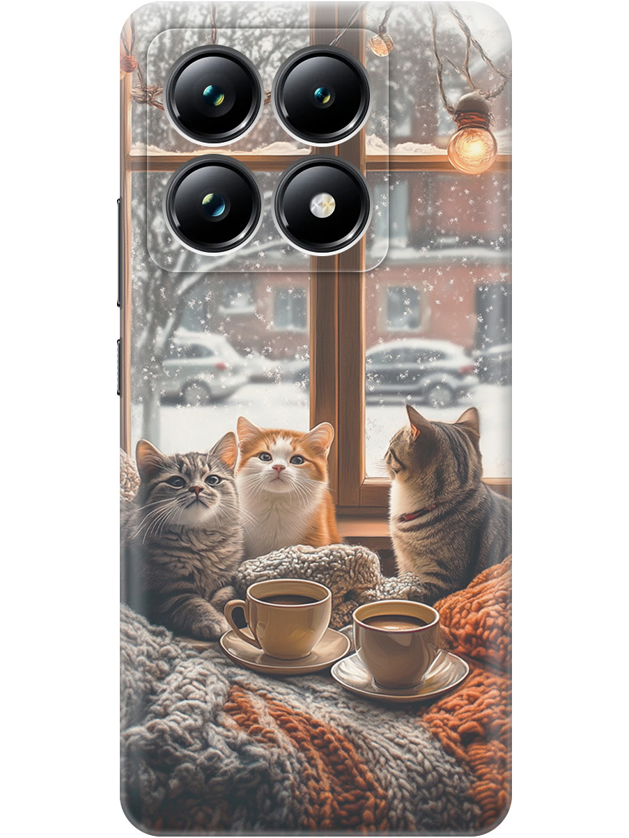 Силиконовый чехол на Xiaomi 14T Pro с принтом "Котики на подоконнике", Прозрачный;бежевый;белый;желтый;серый, 785979012
Силиконовый чехол на Xiaomi 14T Pro с принтом "Котики на подоконнике", Прозрачный;бежевый;белый;желтый;серый, 785979012