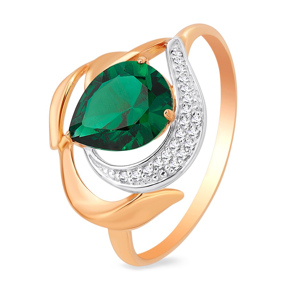 Кольцо женское из красного золота с изумрудом, бриллиантом 585Gold 101010065, р. 19, 101010065
Кольцо женское из красного золота с изумрудом, бриллиантом 585Gold 101010065, р. 19, 101010065
