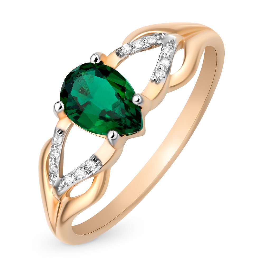 Кольцо женское из красного золота с изумрудом, бриллиантом 585Gold 101009732, р, 101009732
Кольцо женское из красного золота с изумрудом, бриллиантом 585Gold 101009732, р, 101009732