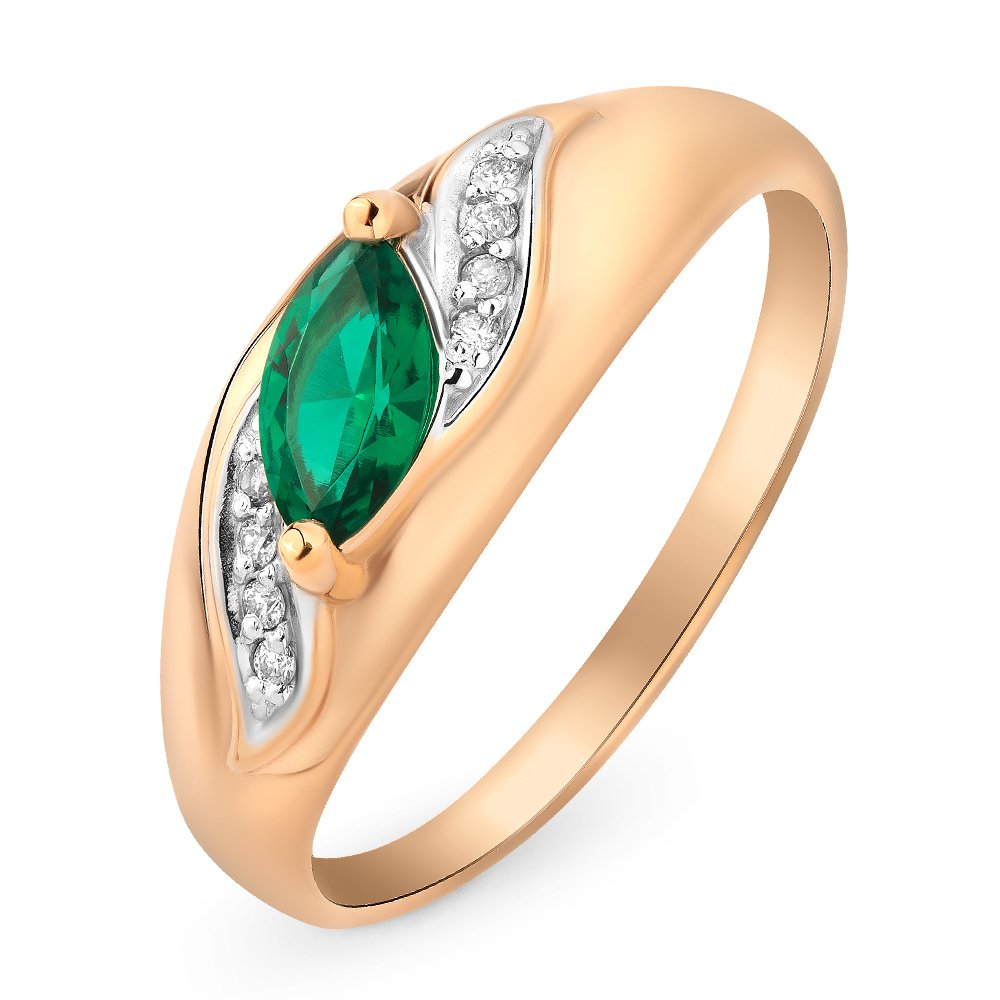 Кольцо женское из красного золота с изумрудом, бриллиантом 585Gold 101008620, р, 101008620
Кольцо женское из красного золота с изумрудом, бриллиантом 585Gold 101008620, р, 101008620