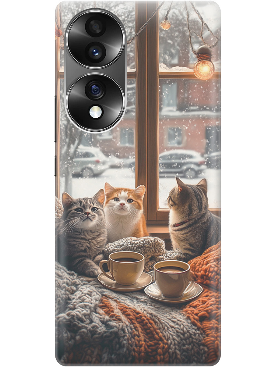 Силиконовый чехол на Honor 70 с принтом "Котики на подоконнике", Прозрачный;бежевый;белый;желтый;серый, 740189212
Силиконовый чехол на Honor 70 с принтом "Котики на подоконнике", Прозрачный;бежевый;белый;желтый;серый, 740189212