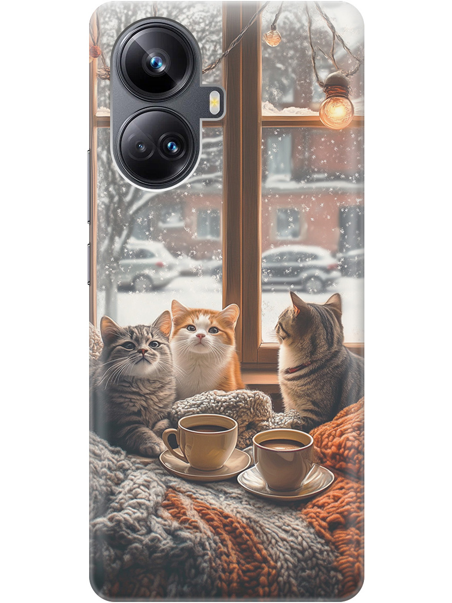 Силиконовый чехол на Realme 10 Pro+ с принтом "Котики на подоконнике", Прозрачный;бежевый;белый;желтый;серый, 768741912
Силиконовый чехол на Realme 10 Pro+ с принтом "Котики на подоконнике", Прозрачный;бежевый;белый;желтый;серый, 768741912
