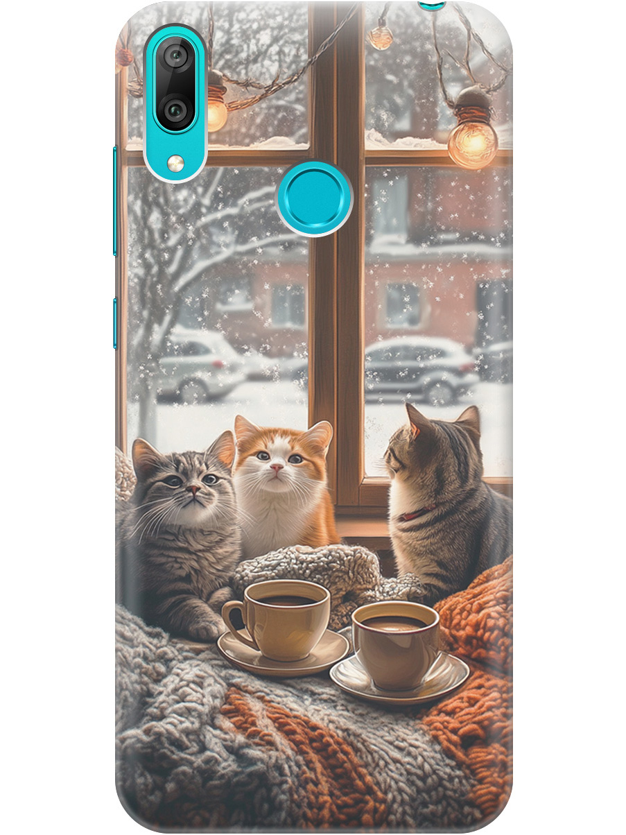 Силиконовый чехол на Huawei Y7 (2019) с принтом "Котики на подоконнике", Прозрачный;бежевый;белый;желтый;серый, 720668212
Силиконовый чехол на Huawei Y7 (2019) с принтом "Котики на подоконнике", Прозрачный;бежевый;белый;желтый;серый, 720668212