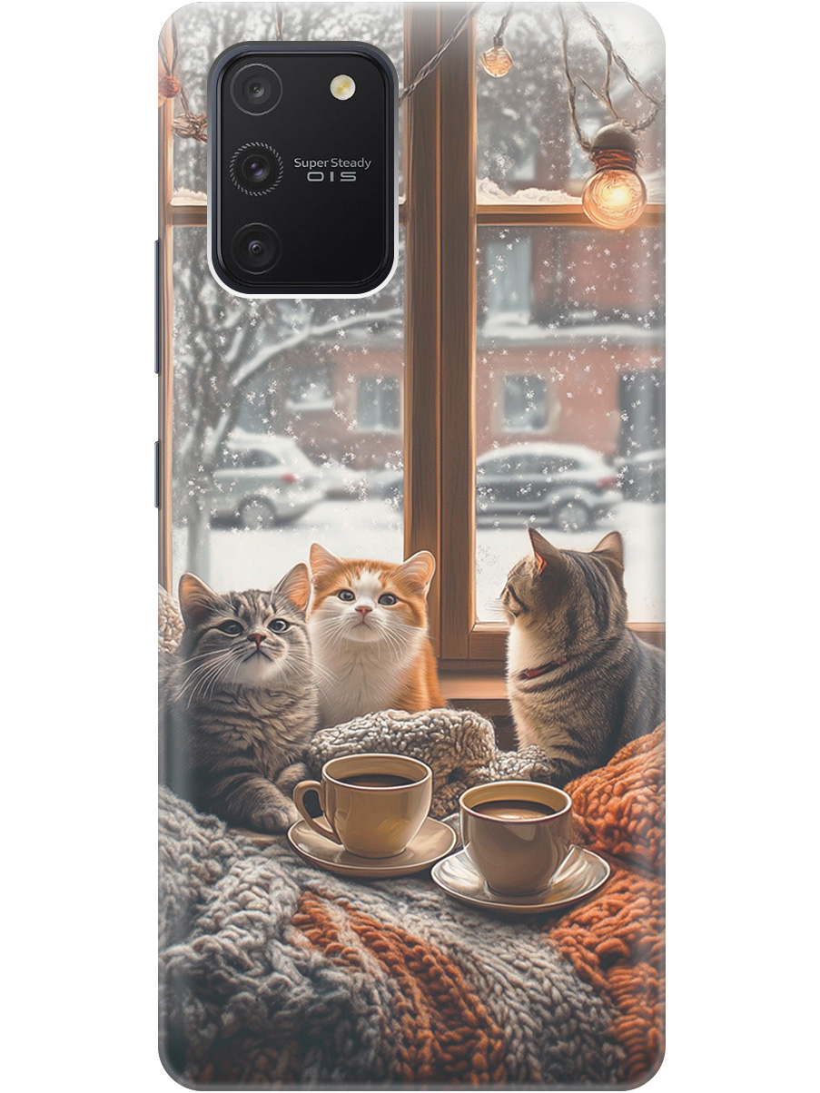 Силиконовый чехол на Samsung Galaxy S10 Lite с принтом "Котики на подоконнике", Прозрачный;бежевый;белый;желтый;серый, 722694712
Силиконовый чехол на Samsung Galaxy S10 Lite с принтом "Котики на подоконнике", Прозрачный;бежевый;белый;желтый;серый, 722694712
