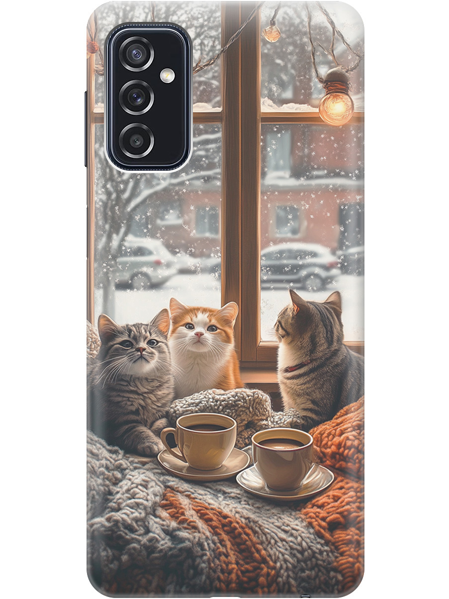 Силиконовый чехол на Samsung Galaxy M52 5G с принтом "Котики на подоконнике", Прозрачный;бежевый;белый;желтый;серый, 734082112
Силиконовый чехол на Samsung Galaxy M52 5G с принтом "Котики на подоконнике", Прозрачный;бежевый;белый;желтый;серый, 734082112
