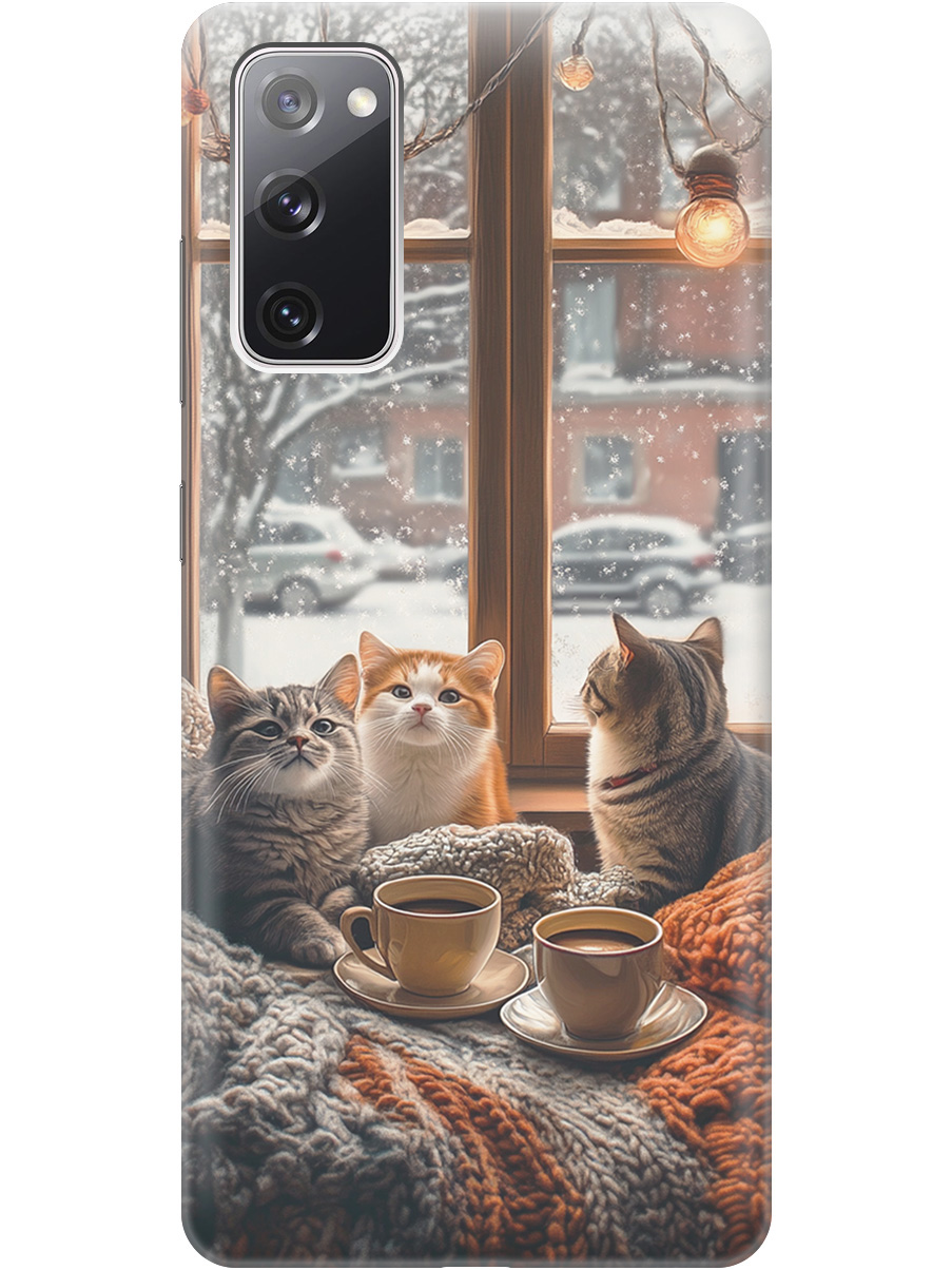 Силиконовый чехол на Samsung Galaxy S20 FE с принтом "Котики на подоконнике", Прозрачный;бежевый;белый;желтый;серый, 723485412
Силиконовый чехол на Samsung Galaxy S20 FE с принтом "Котики на подоконнике", Прозрачный;бежевый;белый;желтый;серый, 723485412