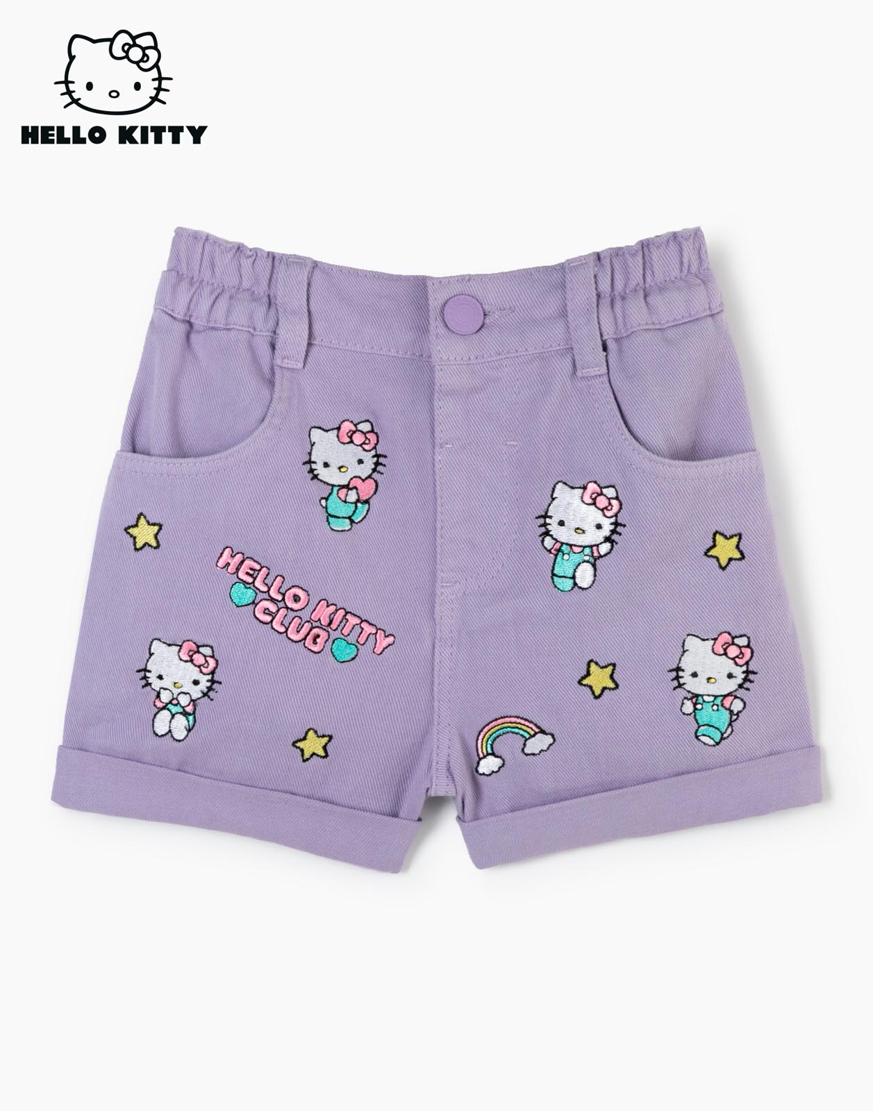 Сиреневые джинсовые шорты из твила с принтом hello kitty для девочки р.122, Фиолетовый, GSH010836
Сиреневые джинсовые шорты из твила с принтом hello kitty для девочки р.122, Фиолетовый, GSH010836