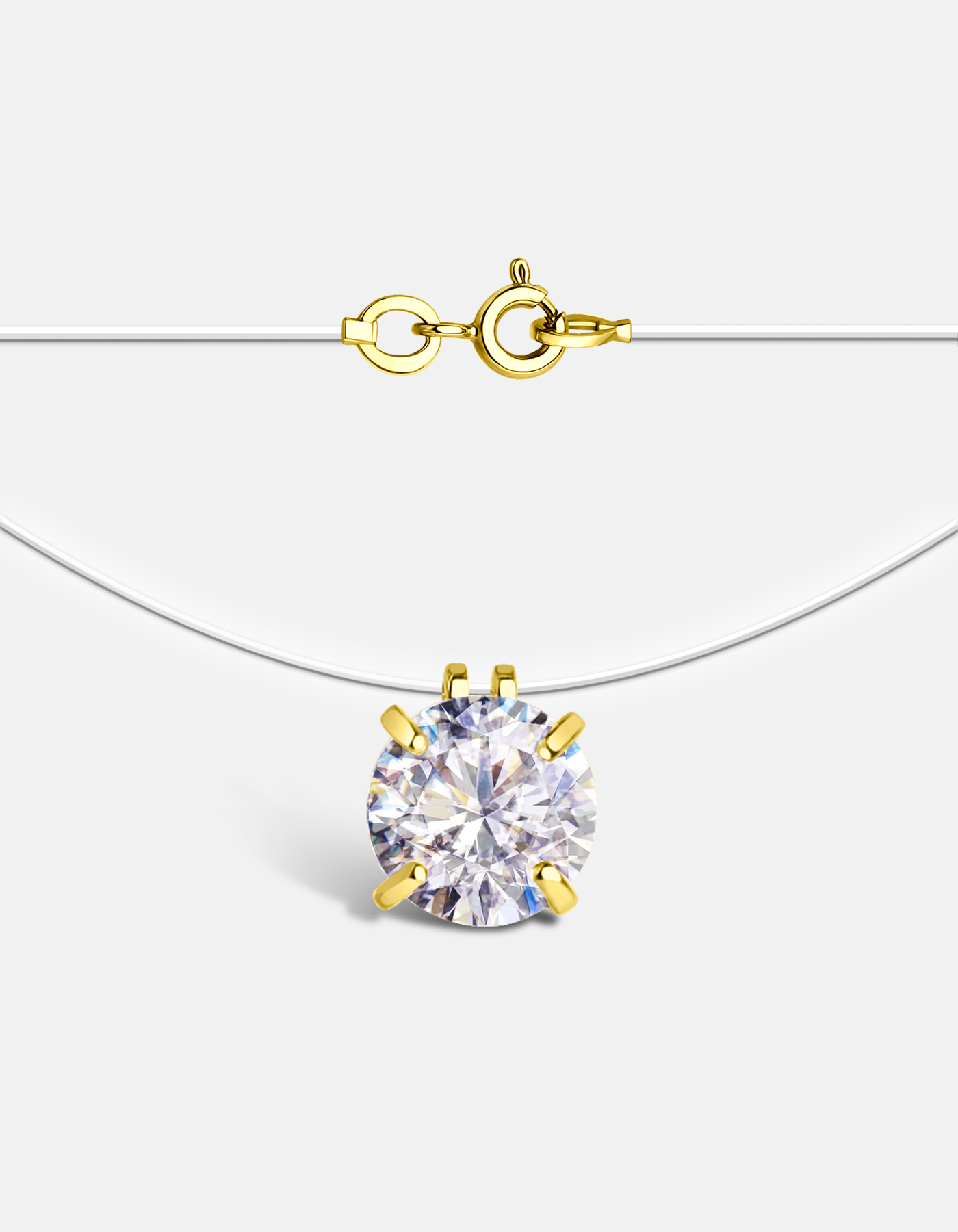 Колье из желтого золота/лески 40 см DIALVI JEWELRY 4RL0603632.01, фианит, 4RL0603632.01
Колье из желтого золота/лески 40 см DIALVI JEWELRY 4RL0603632.01, фианит, 4RL0603632.01