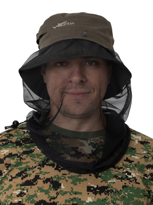 Панама с антимоскитной сеткой KATRAN КАЙМАН (Смесовая, ХАКИ), размер 60, Зеленый, КАЙМАН
Панама с антимоскитной сеткой KATRAN КАЙМАН (Смесовая, ХАКИ), размер 60, Зеленый, КАЙМАН