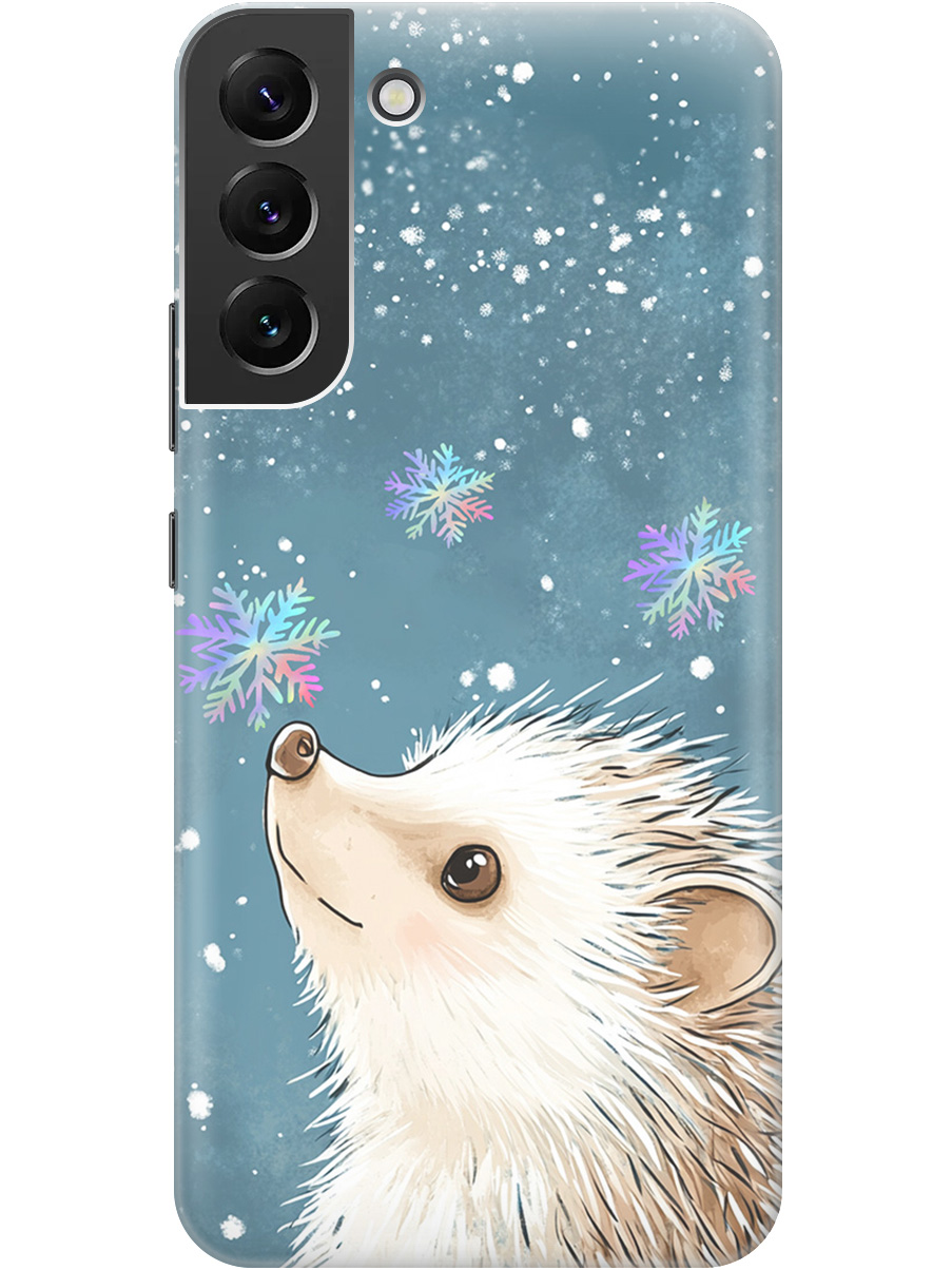 Силиконовый чехол на Samsung Galaxy S22+ с принтом "Ежик и снежинки", Прозрачный;белый;серый;синий, 735250012
Силиконовый чехол на Samsung Galaxy S22+ с принтом "Ежик и снежинки", Прозрачный;белый;серый;синий, 735250012
