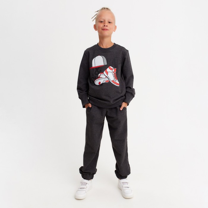 Комплект детский (свитшот, брюки) MINAKU: Casual Collection цвет антрацит, рост 134, MINAKU: Casual Collection KIDS
Комплект детский (свитшот, брюки) MINAKU: Casual Collection цвет антрацит, рост 134, MINAKU: Casual Collection KIDS