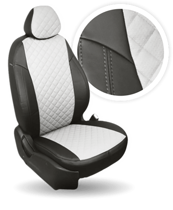 Авточехлы Автопилот SsangYong Actyon II Ромб / Черный + Белый
Авточехлы Автопилот SsangYong Actyon II Ромб / Черный + Белый