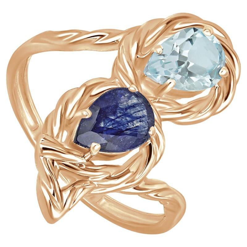 Кольцо из серебра с натуральным топазом и сапфиром LAZURIT-ONLINE 7885PG р, 7885PG
Кольцо из серебра с натуральным топазом и сапфиром LAZURIT-ONLINE 7885PG р, 7885PG