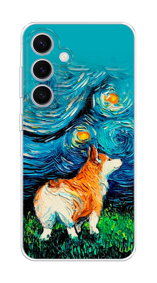 Чехол на Samsung Galaxy S24 FE 5G "Корги звёздная ночь", Коричневый;белый;зеленый, 2109950-1
Чехол на Samsung Galaxy S24 FE 5G "Корги звёздная ночь", Коричневый;белый;зеленый, 2109950-1