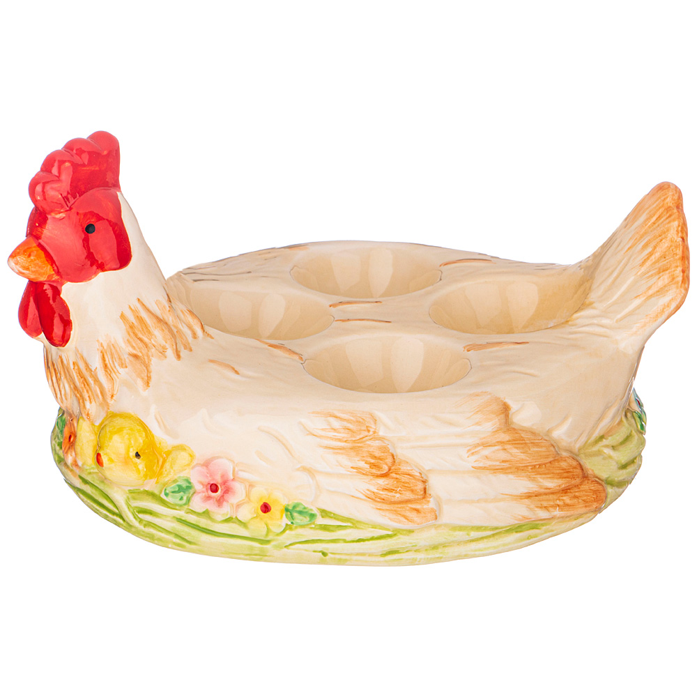 фото Тарелка для яиц primavera 18*15 см. высота 10 см. lefard