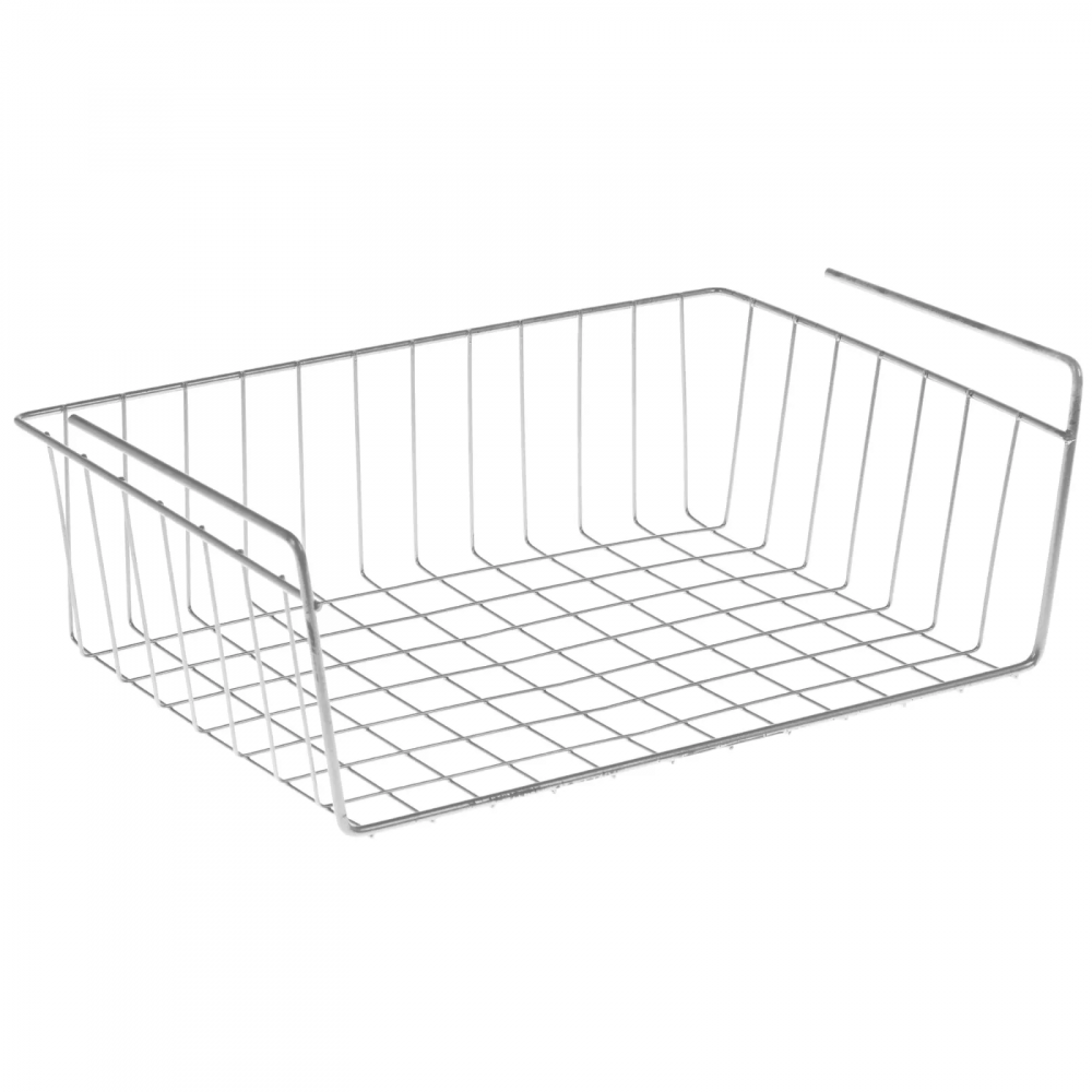 фото Подвесная полка-органайзер 400х260х140, хром виор-плюс