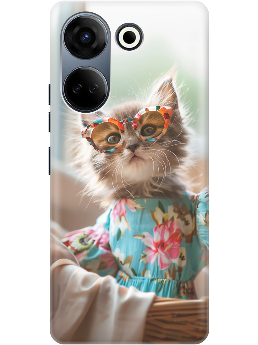Силиконовый чехол на Tecno Camon 20/20 Pro с рисунком "Кошечка в голубом платье", Белый;голубой;серый, 20000097
Силиконовый чехол на Tecno Camon 20/20 Pro с рисунком "Кошечка в голубом платье", Белый;голубой;серый, 20000097