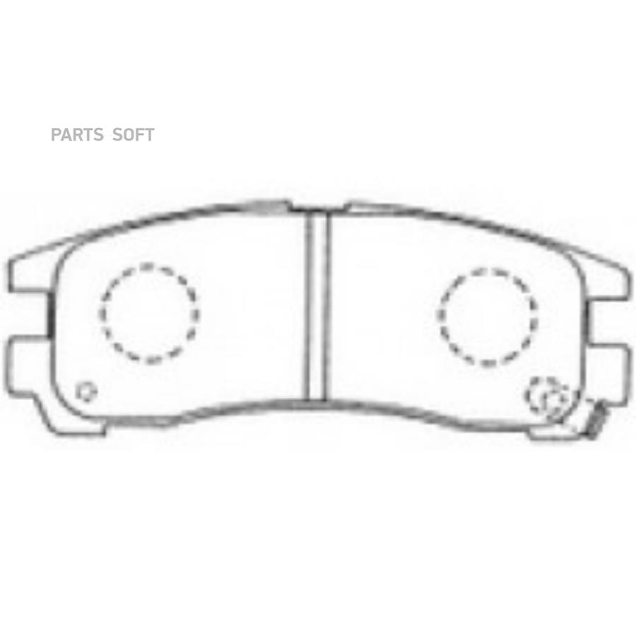 Тормозные колодки AIKO задние для Mitsubishi Diamante, Galant, RVR 19990-2000 PF3174
Тормозные колодки AIKO задние для Mitsubishi Diamante, Galant, RVR 19990-2000 PF3174