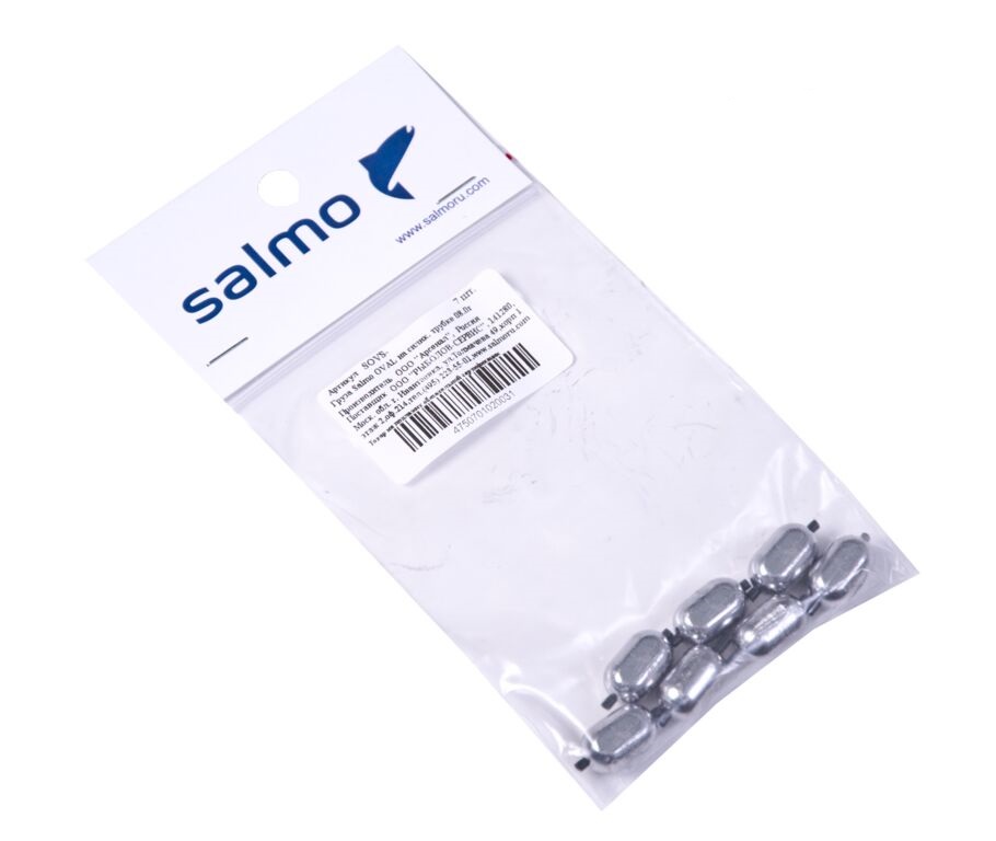 Груза Salmo OVAL на силик. трубке 09.0г 7шт, Серый, Груза Salmo OVAL на силик. трубке 09.0г 7шт
Груза Salmo OVAL на силик. трубке 09.0г 7шт, Серый, Груза Salmo OVAL на силик. трубке 09.0г 7шт