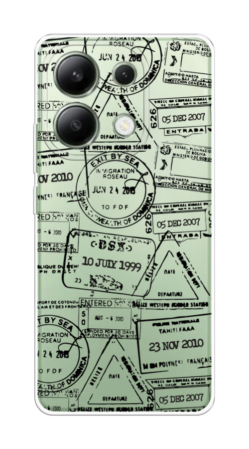Чехол на Xiaomi Redmi Note 13 4G (Global) "Visa stamps 2", Белый;черный;серый, 321050-1
Чехол на Xiaomi Redmi Note 13 4G (Global) "Visa stamps 2", Белый;черный;серый, 321050-1