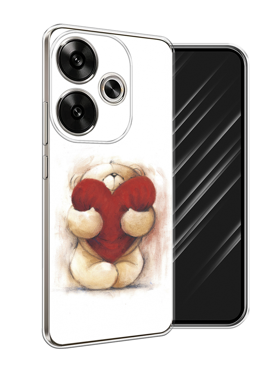 Чехол Awog на Xiaomi Redmi Turbo 3, Poco F6 "Мишка с сердцем 1", Белый;бордовый;бежевый, 322250-1
Чехол Awog на Xiaomi Redmi Turbo 3, Poco F6 "Мишка с сердцем 1", Белый;бордовый;бежевый, 322250-1