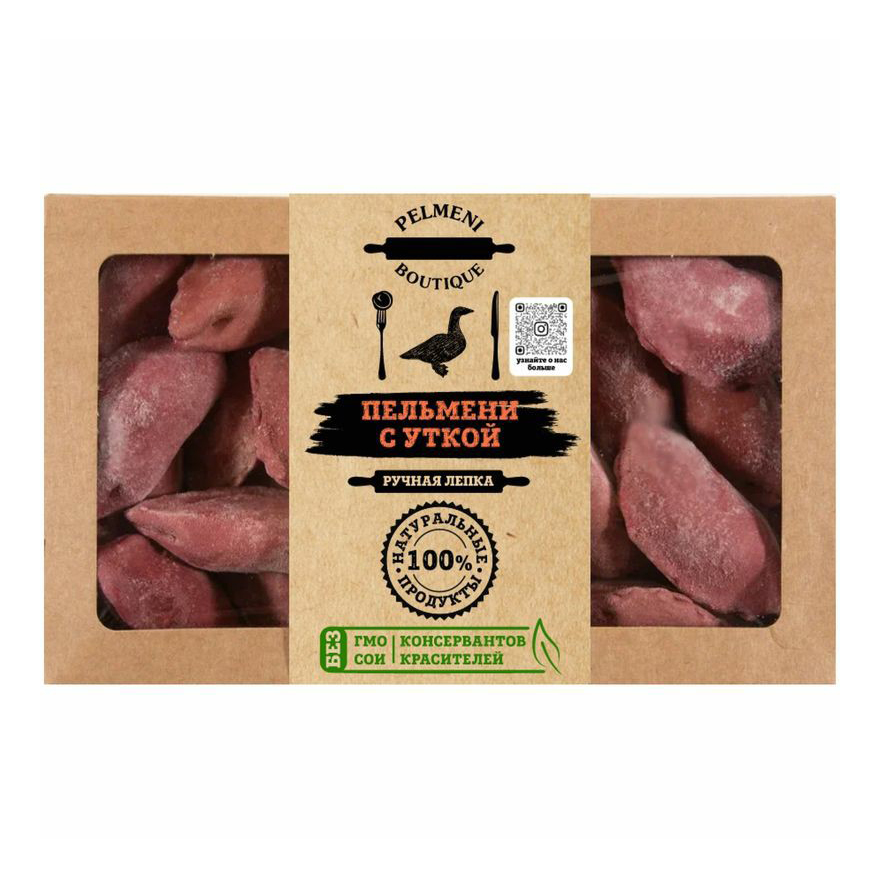 Пельмени Пельменный бутик с уткой 450 г
Пельмени Пельменный бутик с уткой 450 г
