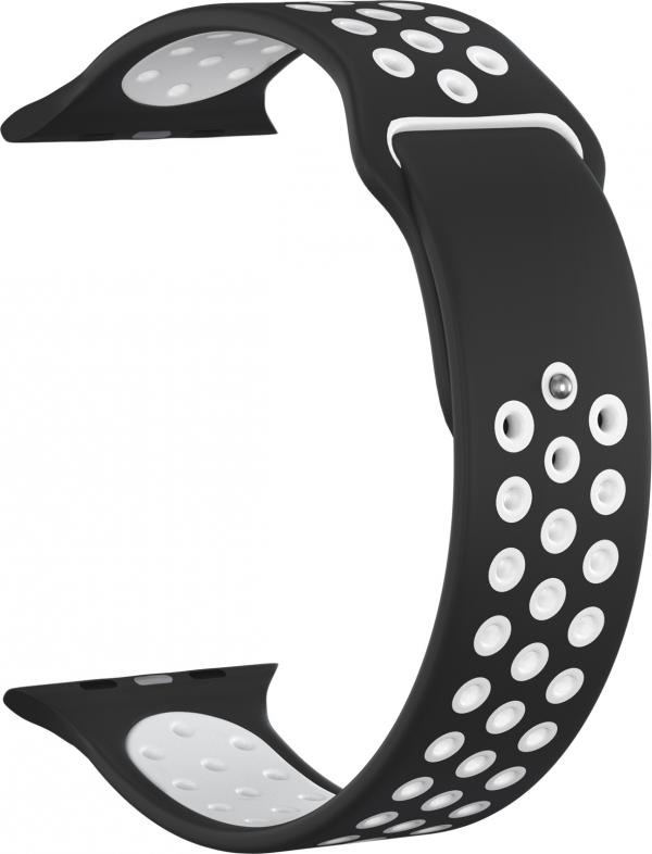 Ремешок GSMIN Sport Edition для Apple Watch Series 7 41mm 38/40 (Черно-белый), Sport Edition для Apple Watch Series 7 41mm 38/40
Ремешок GSMIN Sport Edition для Apple Watch Series 7 41mm 38/40 (Черно-белый), Sport Edition для Apple Watch Series 7 41mm 38/40
