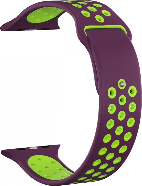 Ремешок GSMIN Sport Edition для Apple Watch Series 7 41mm 38/40 (Фиолетово-зеленый), Sport Edition для Apple Watch Series 7 41mm 38/40
Ремешок GSMIN Sport Edition для Apple Watch Series 7 41mm 38/40 (Фиолетово-зеленый), Sport Edition для Apple Watch Series 7 41mm 38/40