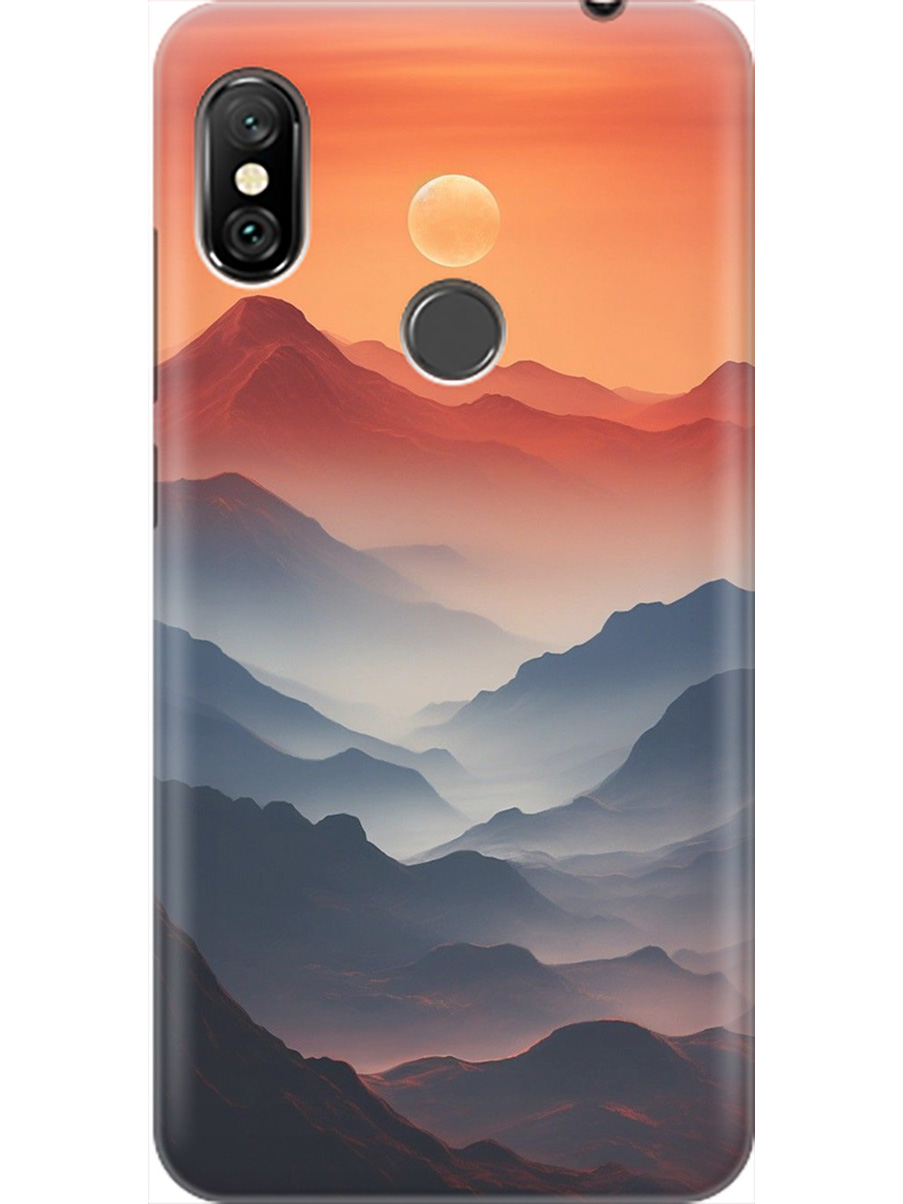Силиконовый чехол на Xiaomi Redmi Note 6/Note 6 Pro с принтом "Луна над горами", Прозрачный;оранжевый;черный, 719630410
Силиконовый чехол на Xiaomi Redmi Note 6/Note 6 Pro с принтом "Луна над горами", Прозрачный;оранжевый;черный, 719630410