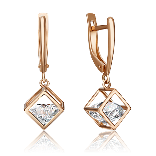 Серьги из красного золота с фианитом PLATINA jewelry 02-4343-00-401-1110, 02-4343-00-401-1110
Серьги из красного золота с фианитом PLATINA jewelry 02-4343-00-401-1110, 02-4343-00-401-1110