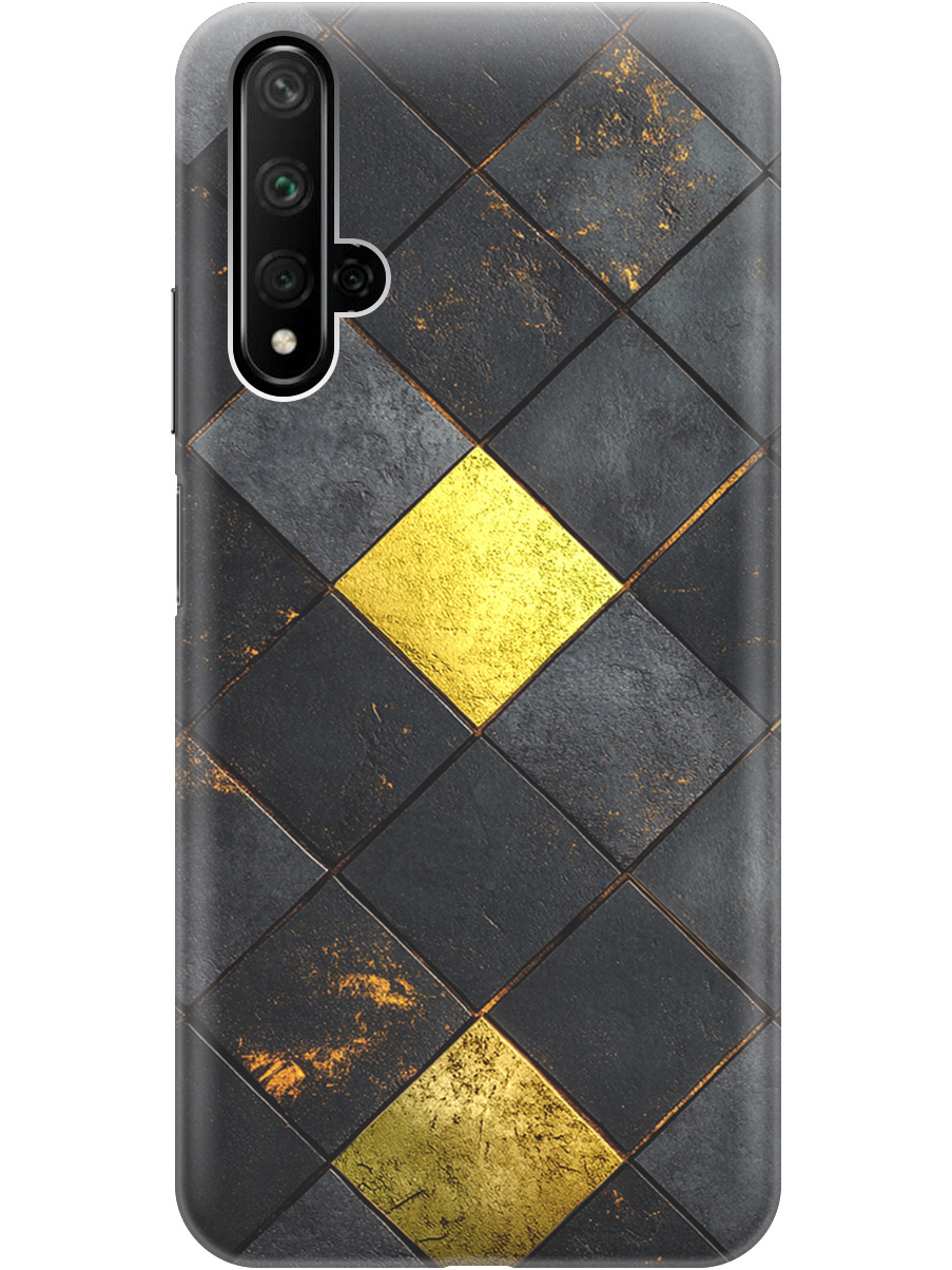 Силиконовый чехол на Honor 20 / Huawei Nova 5T с принтом "Черно-золотая плитка" прозрачный, Прозрачный;золотистый;черный, 721508932
Силиконовый чехол на Honor 20 / Huawei Nova 5T с принтом "Черно-золотая плитка" прозрачный, Прозрачный;золотистый;черный, 721508932