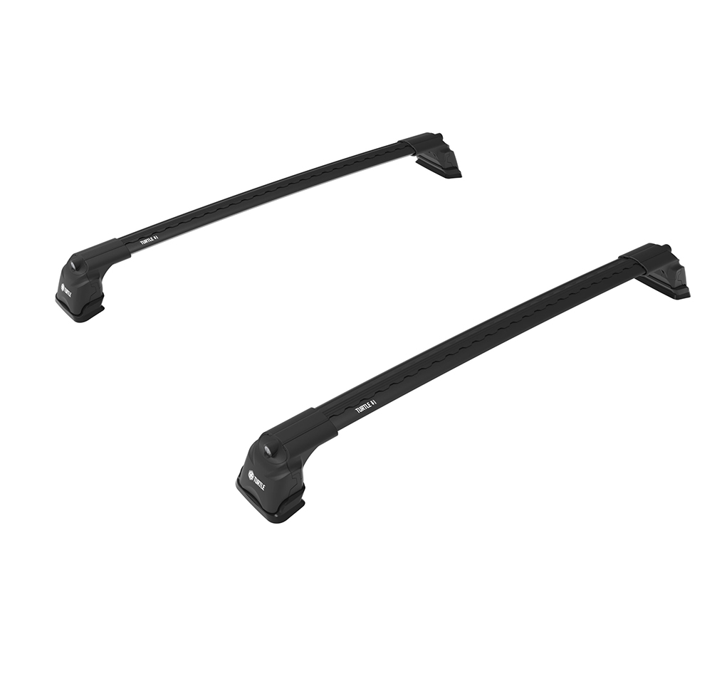 фото Багажник на крышу turtle air-3 черные аэро дуги фольксваген амарок 2010-2022, а:ta3-040b