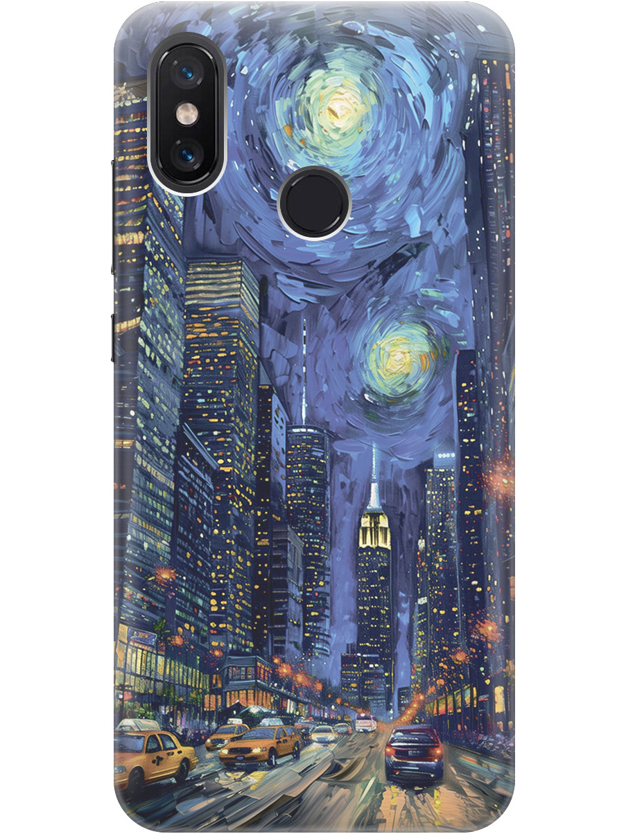 Силиконовый чехол на Xiaomi Mi 8 с принтом "Ночной проспект", Прозрачный;синий;черный, 718409910
Силиконовый чехол на Xiaomi Mi 8 с принтом "Ночной проспект", Прозрачный;синий;черный, 718409910