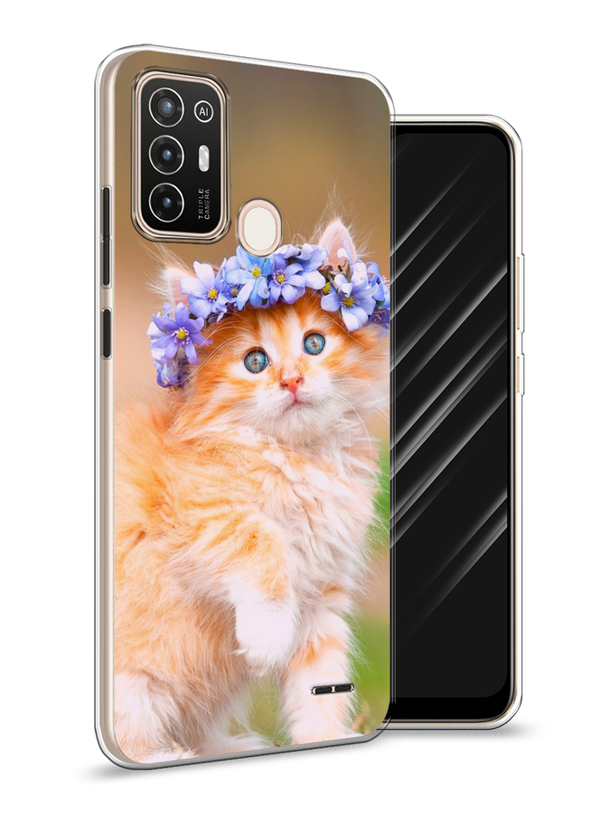 Чехол Awog на ZTE Blade A52 / ЗТЕ Блэйд A52 "Рыжий кот в венке", Разноцветный, 136250-1
Чехол Awog на ZTE Blade A52 / ЗТЕ Блэйд A52 "Рыжий кот в венке", Разноцветный, 136250-1
