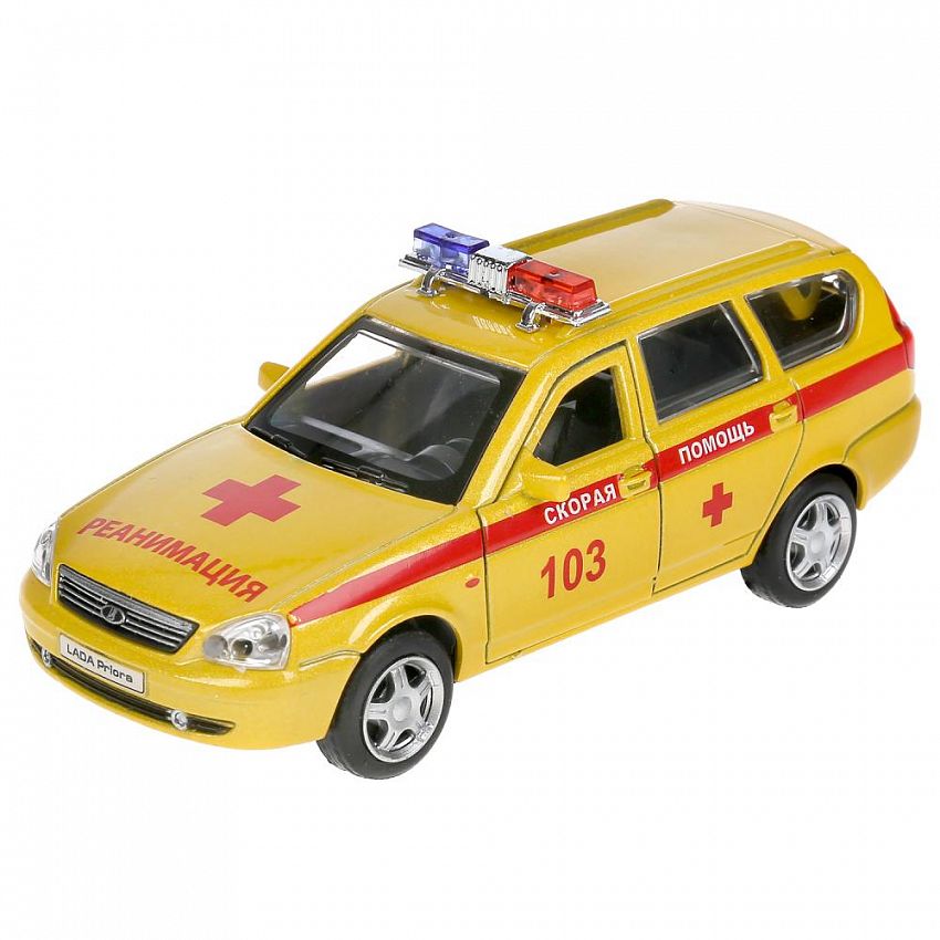 Модель машины Технопарк Lada 2171 Priora, Скорая помощь, Реанимация,РRIОRАWАG-12SLАМВ-YЕ, Желтый, РRIОRАWАG-12SLАМВ-YЕ
Модель машины Технопарк Lada 2171 Priora, Скорая помощь, Реанимация,РRIОRАWАG-12SLАМВ-YЕ, Желтый, РRIОRАWАG-12SLАМВ-YЕ
