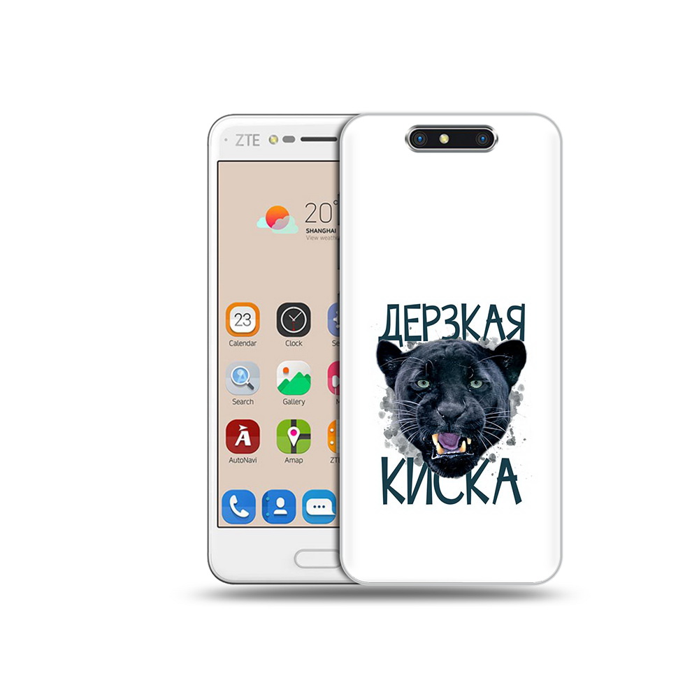 Чехол MyPads Tocco для ZTE Blade V8 дерзкая киска (PT100217.451.319), Прозрачный, Tocco 
Чехол MyPads Tocco для ZTE Blade V8 дерзкая киска (PT100217.451.319), Прозрачный, Tocco