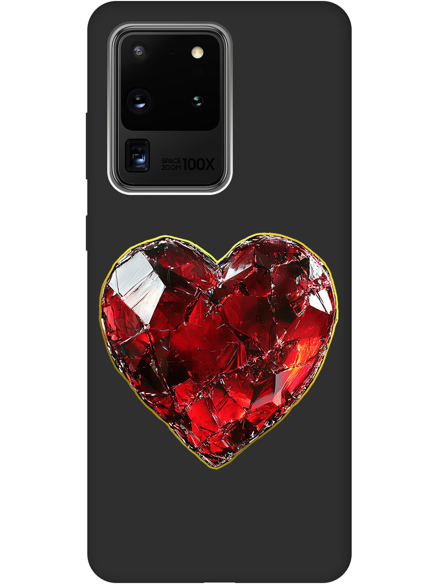 Силиконовый чехол на Samsung Galaxy S20 Ultra с принтом "Сломленное сердце" матовый черный, Черный;золотистый;красный, 722628691
Силиконовый чехол на Samsung Galaxy S20 Ultra с принтом "Сломленное сердце" матовый черный, Черный;золотистый;красный, 722628691
