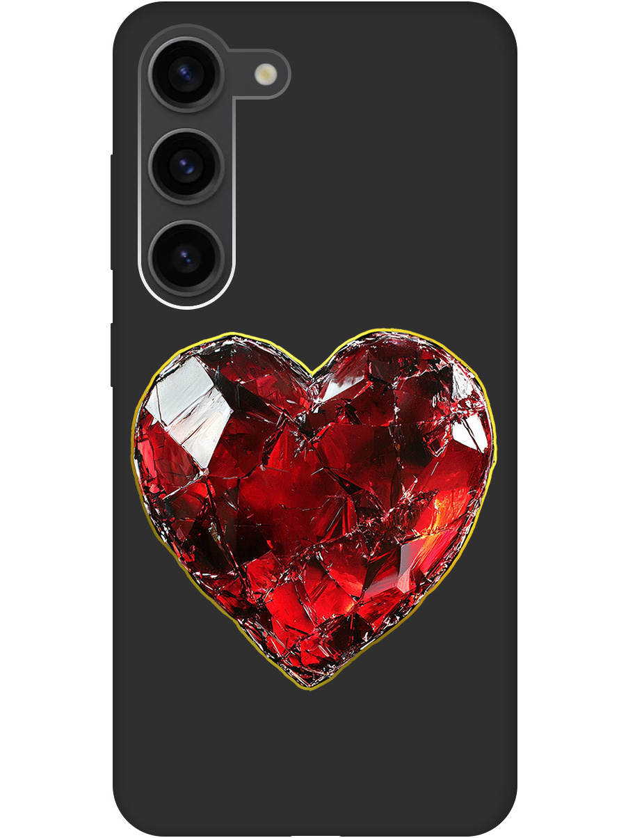 Силиконовый чехол на Samsung Galaxy S23 с принтом "Сломленное сердце" матовый черный, Черный;золотистый;красный, 767959591
Силиконовый чехол на Samsung Galaxy S23 с принтом "Сломленное сердце" матовый черный, Черный;золотистый;красный, 767959591