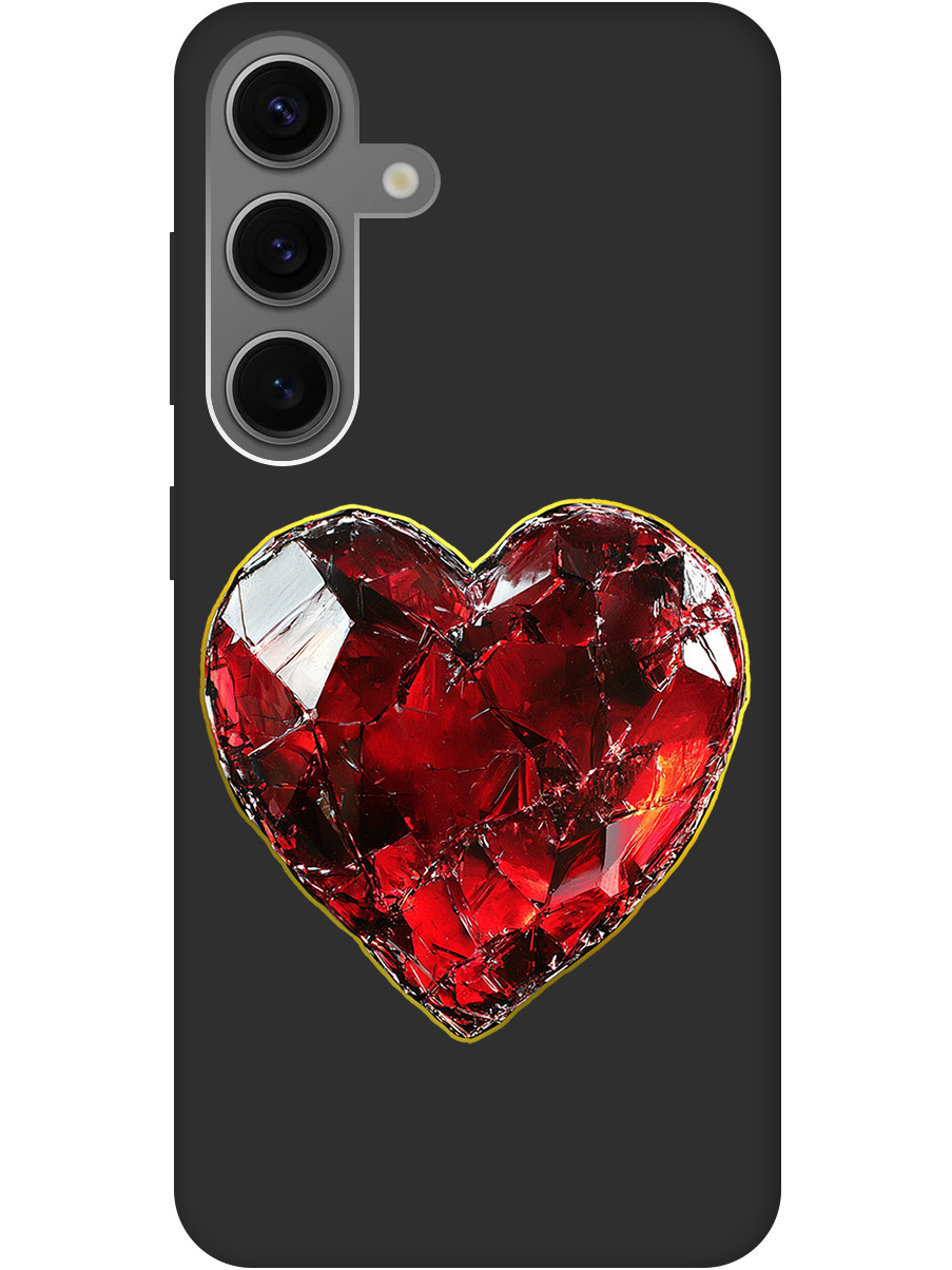 Силиконовый чехол на Samsung Galaxy S24 с принтом "Сломленное сердце" матовый черный, Черный;золотистый;красный, 779825791
Силиконовый чехол на Samsung Galaxy S24 с принтом "Сломленное сердце" матовый черный, Черный;золотистый;красный, 779825791