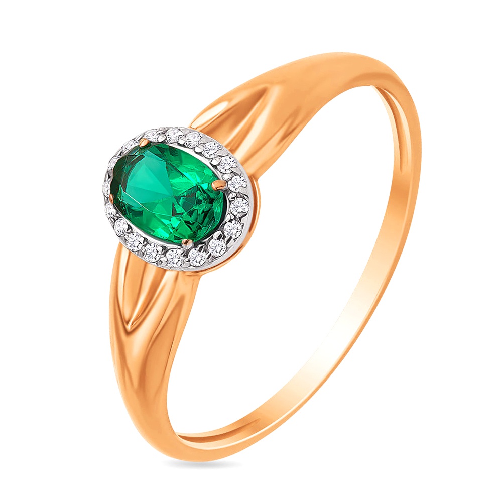 Кольцо женское из красного золота с изумрудом, бриллиантом 585Gold 101008508, р, 101008508
Кольцо женское из красного золота с изумрудом, бриллиантом 585Gold 101008508, р, 101008508